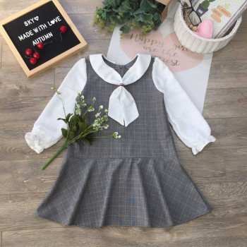 Váy đuôi cá thu đông cho bé size 6 -10